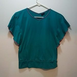 Girls Teal Blouse